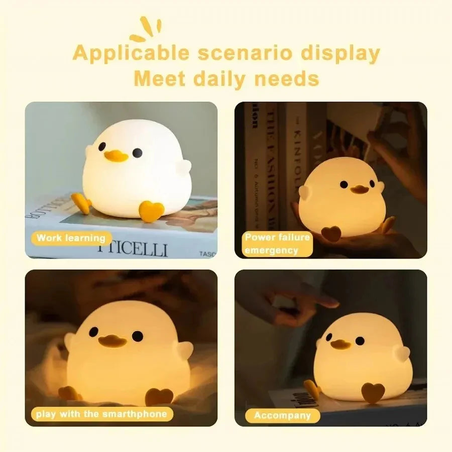 DoDo Duck Silicone LED Bedside Lamp